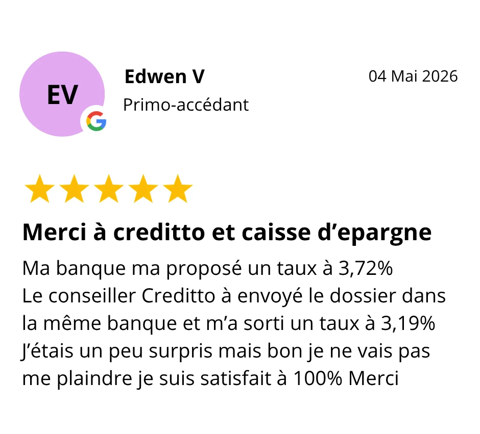 Avis client Creditto